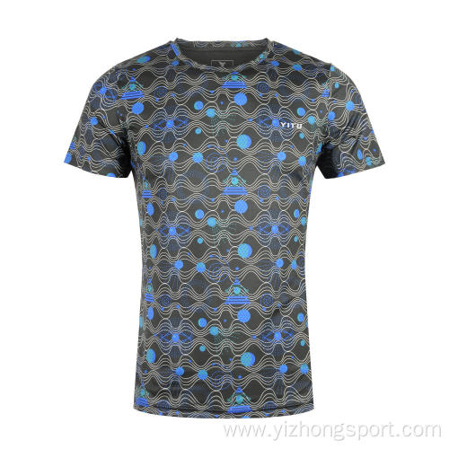 Moisture Wicking Dry Fit T Shirt Star Blue